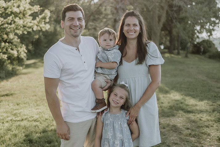 Chiropractor Oshkosh WI David Augustine With Family 